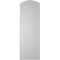 Ekena Millwork Arch Top Surface Mount PVC Gable Vent: Functional, w/ 2"W x 2"P Brickmould Sill Frame, 12"W x 36"H GVPAR12X3603SF - alternate 4